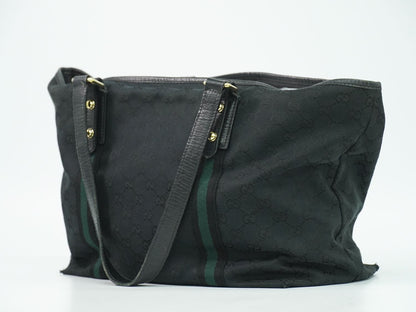GUCCI シェリーライン GGキャンバス トートバッグ ブラック 139260