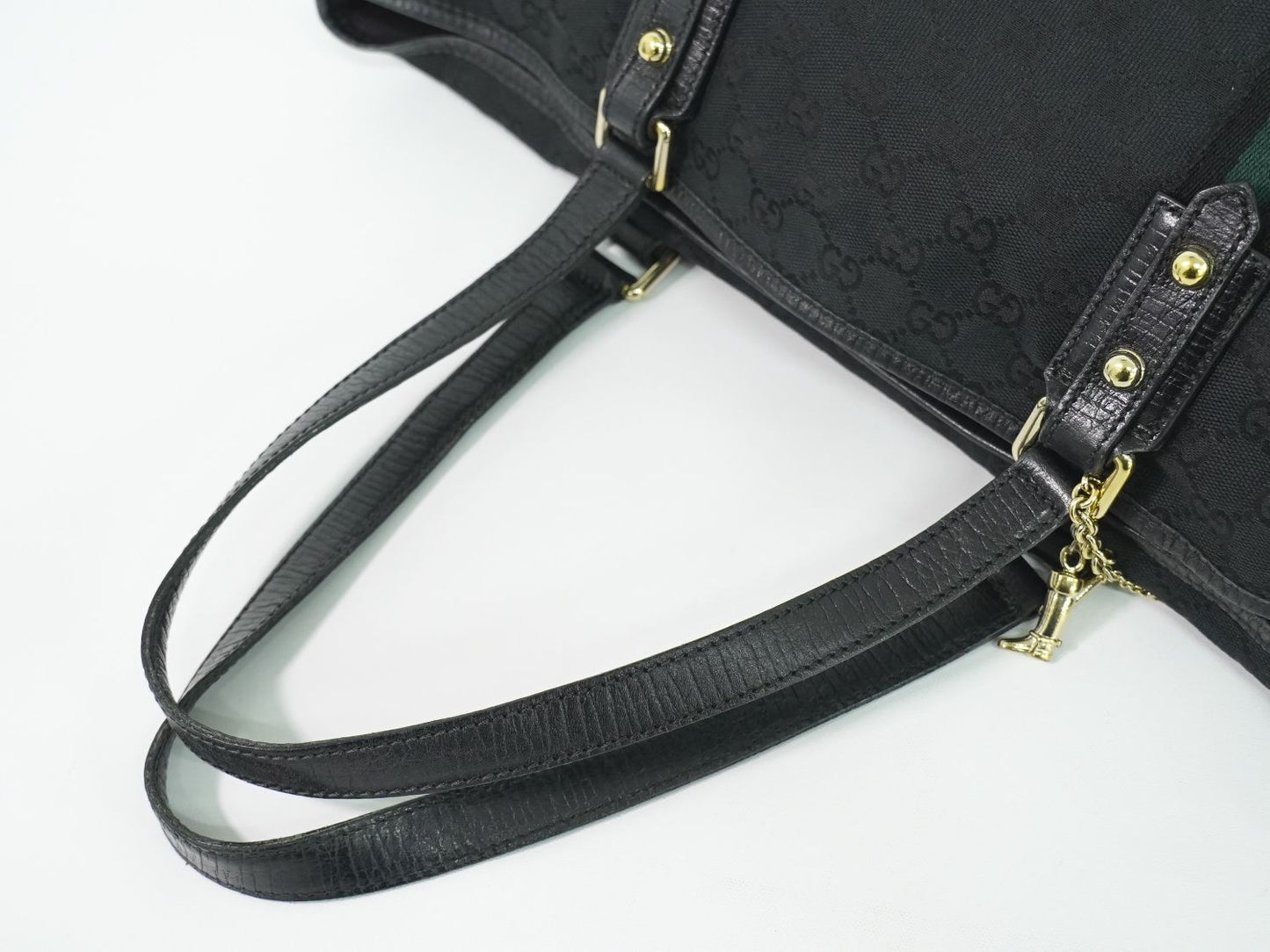 GUCCI シェリーライン GGキャンバス トートバッグ ブラック 139260