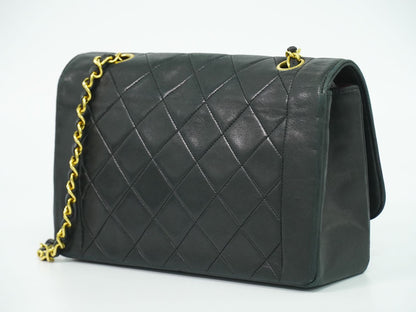 CHANEL ココマーク マトラッセ ショルダーバッグ ブラック