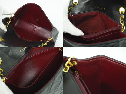 CHANEL ココマーク マトラッセ ショルダーバッグ ブラック