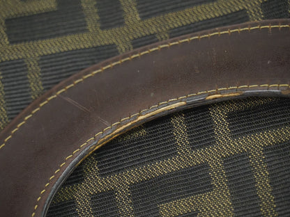 FENDI ズッカ ハンドバッグ ブラウン