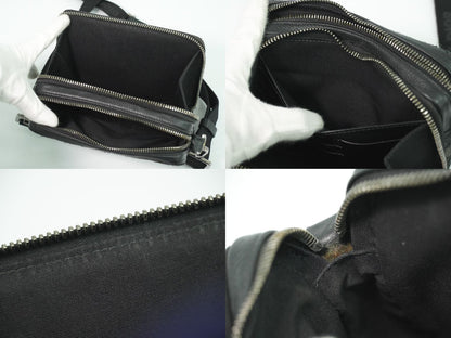 DIOR オブリーク ストラップ付き ポーチ ショルダーバッグ ブラック