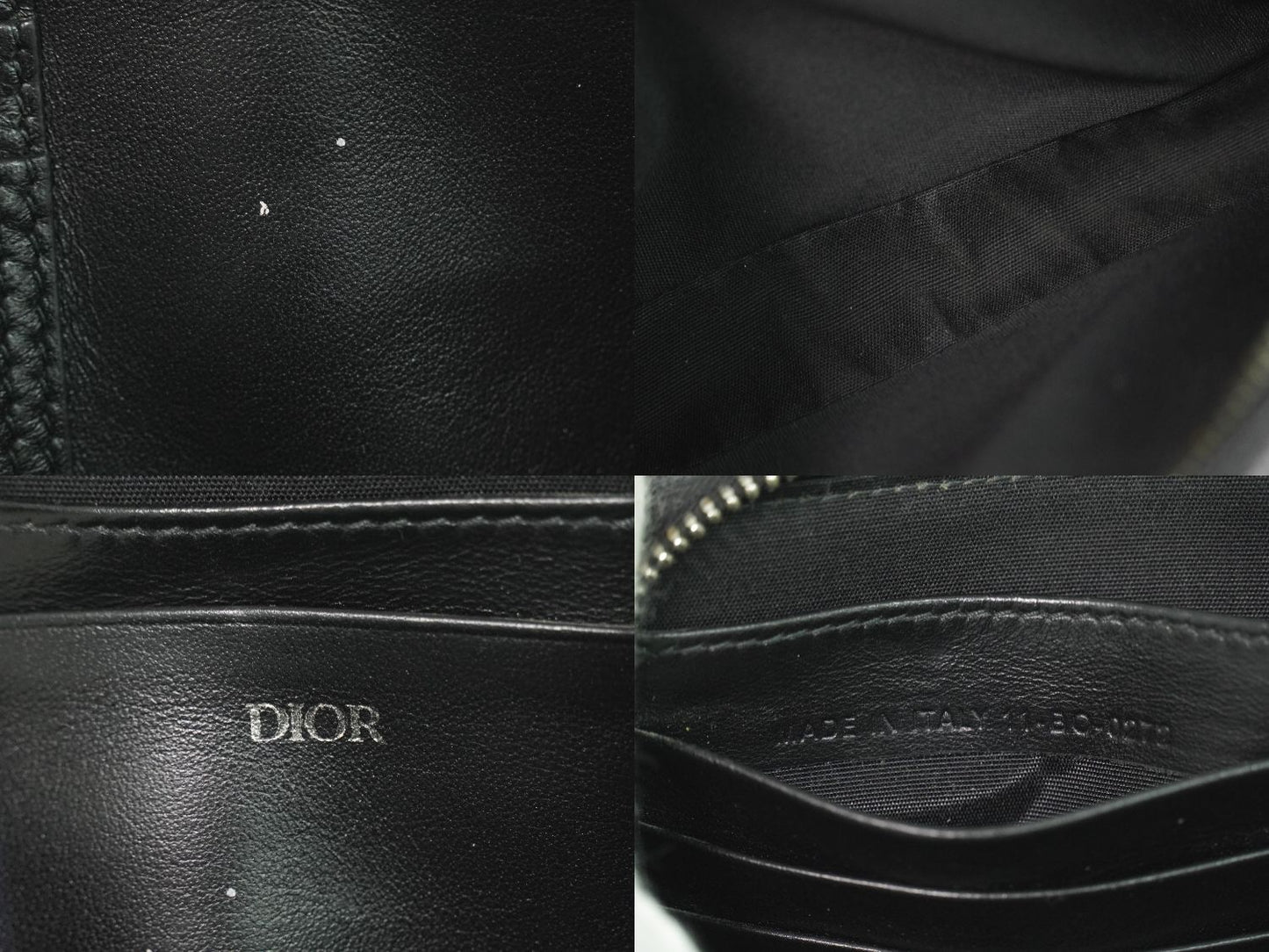 DIOR オブリーク ストラップ付き ポーチ ショルダーバッグ ブラック