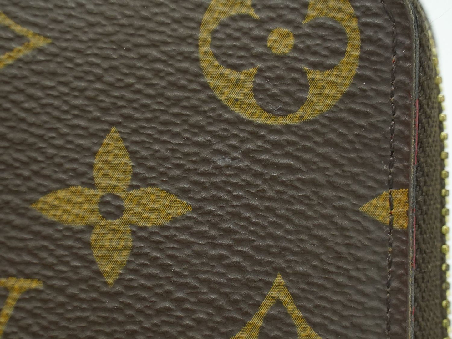 LOUIS VUITTON ポルトフォイユ クレマンス フラワーチャーム モノグラム 長財布 ブラウン コクリコ N62940