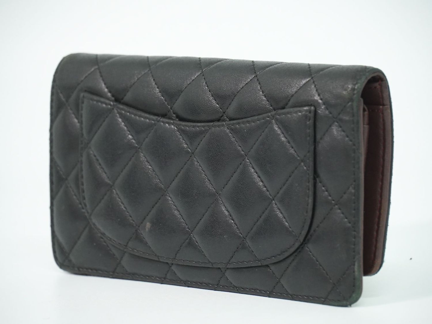 CHANEL ココマーク マトラッセ 長財布 ブラック