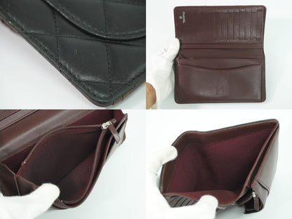 CHANEL ココマーク マトラッセ 長財布 ブラック