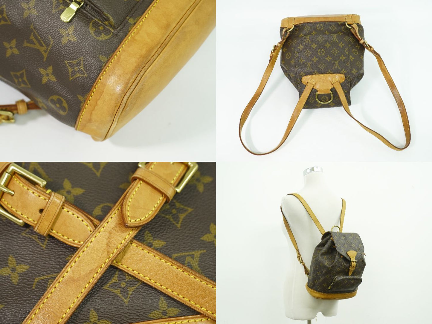 LOUIS VUITTON モンスリ MM リュックサック モノグラム M51136