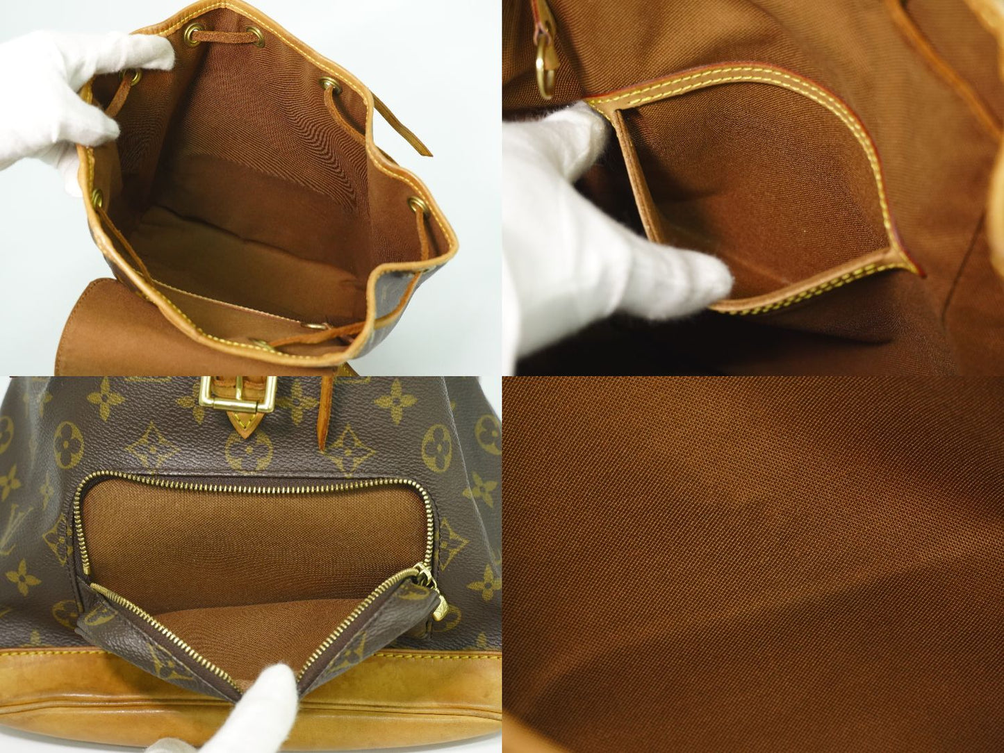 LOUIS VUITTON モンスリ MM リュックサック モノグラム M51136