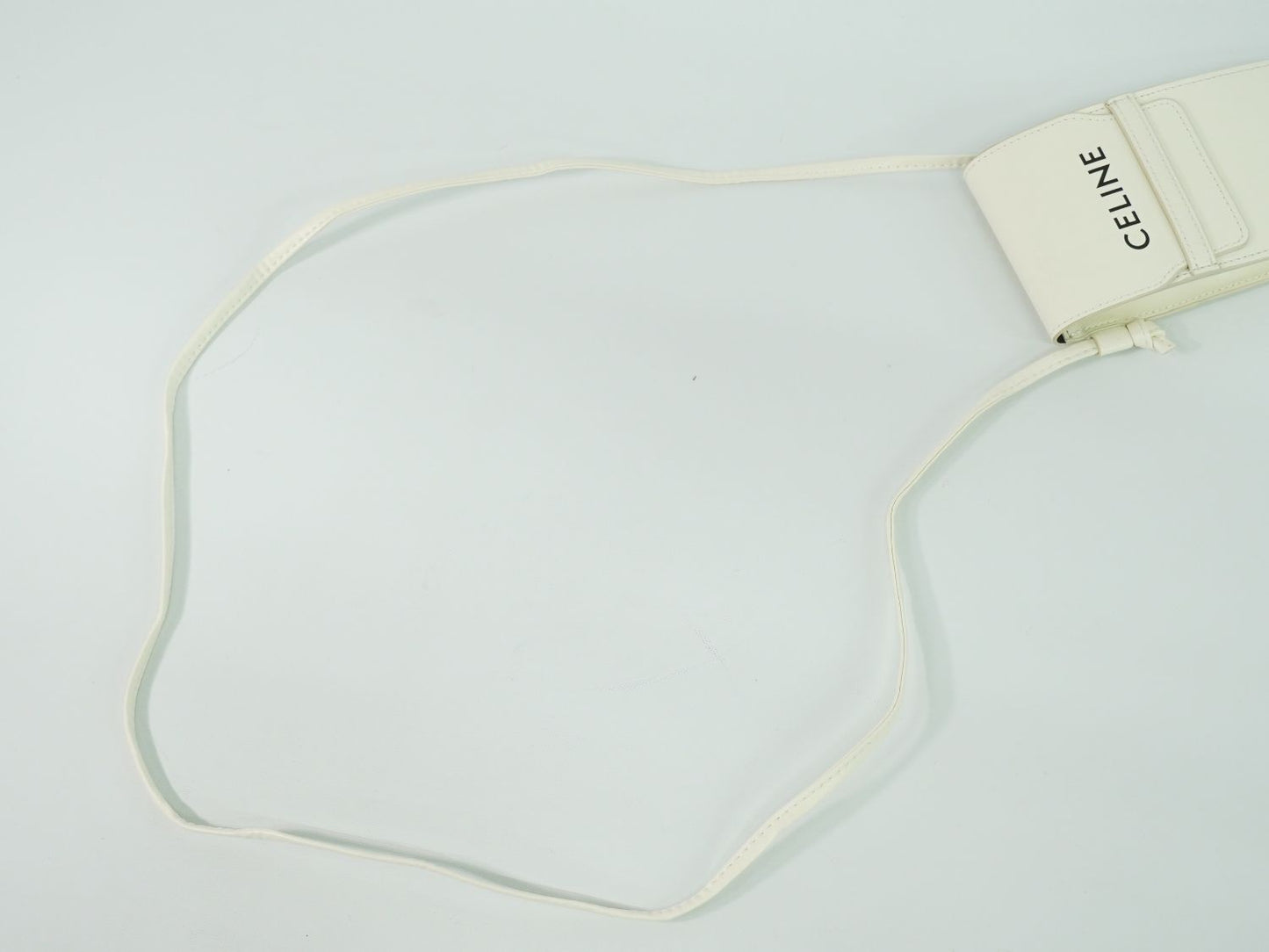 CELINE ロゴ サングラスケース スマホケース ホワイト