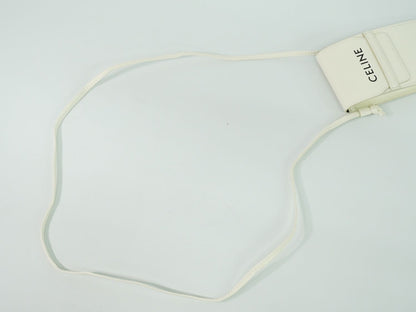 CELINE ロゴ サングラスケース スマホケース ホワイト