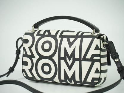 FENDI × MARC JACOBS バゲット フォンポーチ 2WAY ショルダーバッグ ホワイト ブラック 7AS142