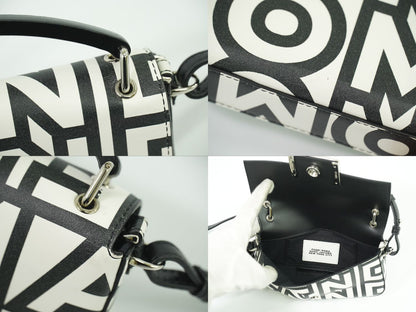 FENDI × MARC JACOBS バゲット フォンポーチ 2WAY ショルダーバッグ ホワイト ブラック 7AS142