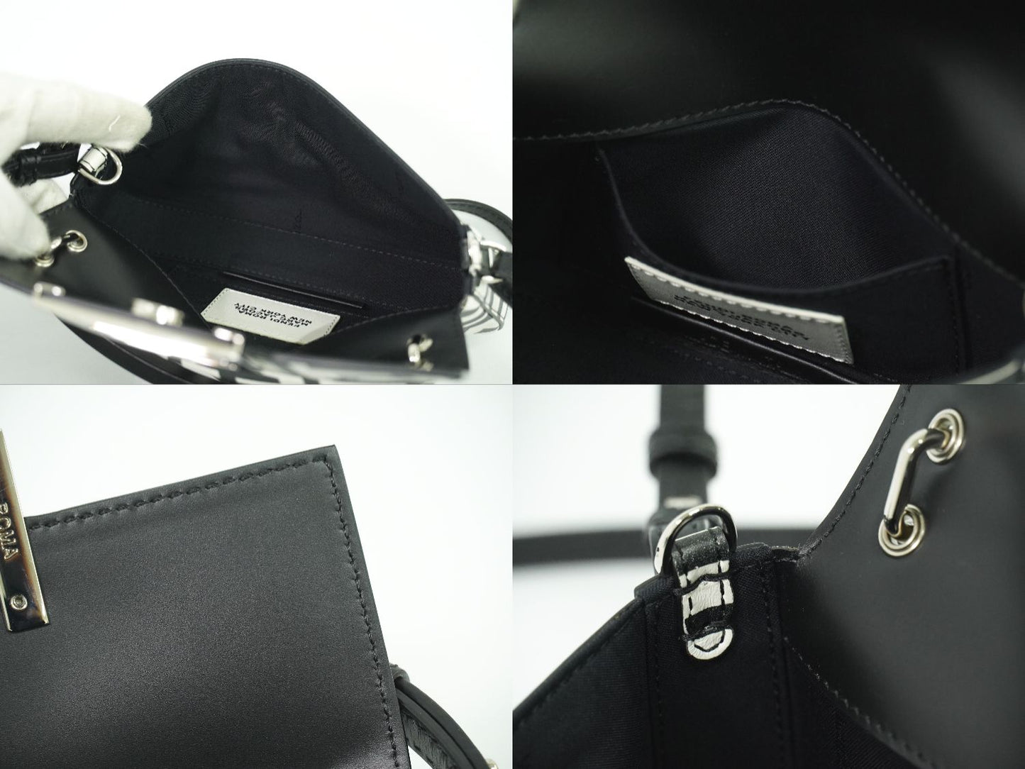 FENDI × MARC JACOBS バゲット フォンポーチ 2WAY ショルダーバッグ ホワイト ブラック 7AS142