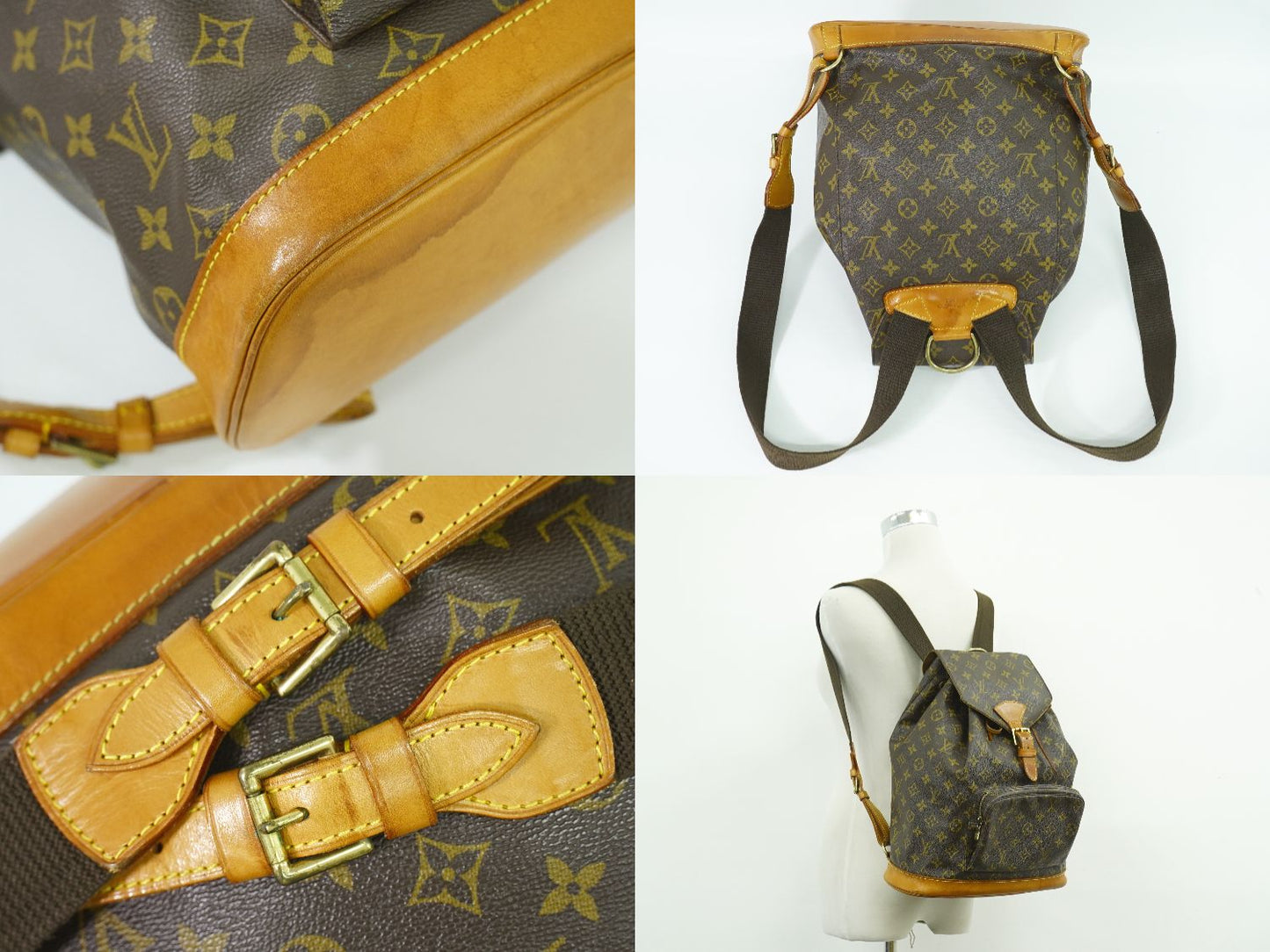 LOUIS VUITTON モンスリ GM モノグラム リュックサック M51135