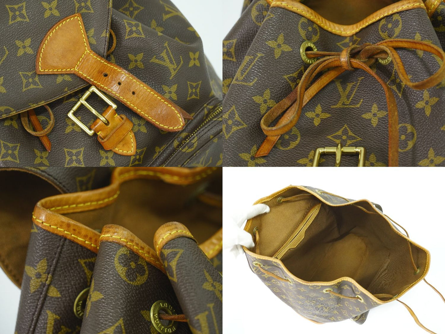 LOUIS VUITTON モンスリ GM モノグラム リュックサック M51135
