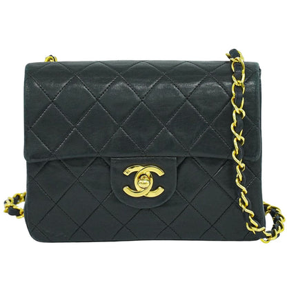 CHANEL ココマーク マトラッセ ショルダーバッグ ブラック