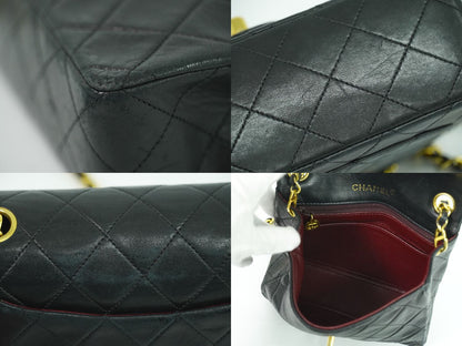 CHANEL ココマーク マトラッセ ショルダーバッグ ブラック