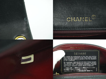 CHANEL ココマーク マトラッセ ショルダーバッグ ブラック