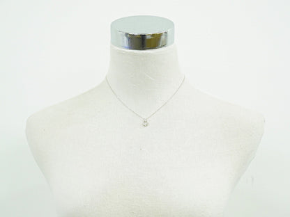 ダイヤモンド 0.30ct K18 WG ネックレス ホワイトゴールド