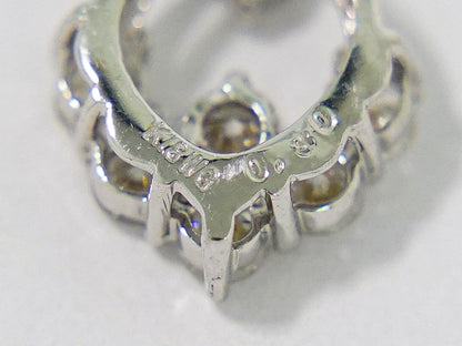 ダイヤモンド 0.30ct K18 WG ネックレス ホワイトゴールド
