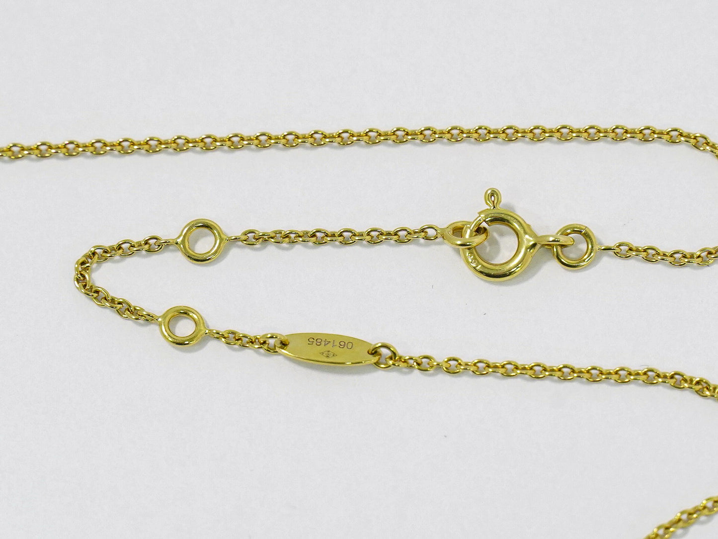 Dior ローズデヴァン ターコイズ ダイヤモンド A7750 YG ネックレス グリーン