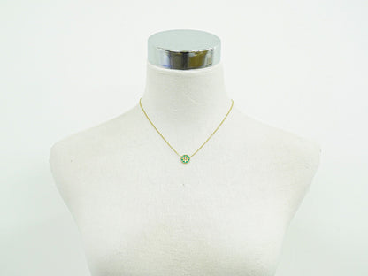 Dior ローズデヴァン ターコイズ ダイヤモンド A7750 YG ネックレス グリーン