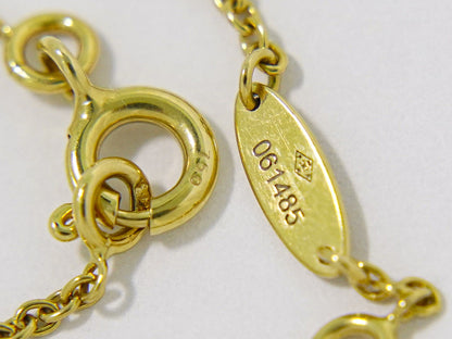 Dior ローズデヴァン ターコイズ ダイヤモンド A7750 YG ネックレス グリーン