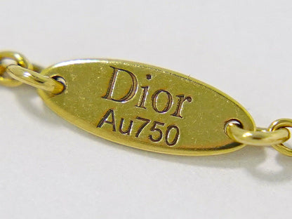 Dior ローズデヴァン ターコイズ ダイヤモンド A7750 YG ネックレス グリーン