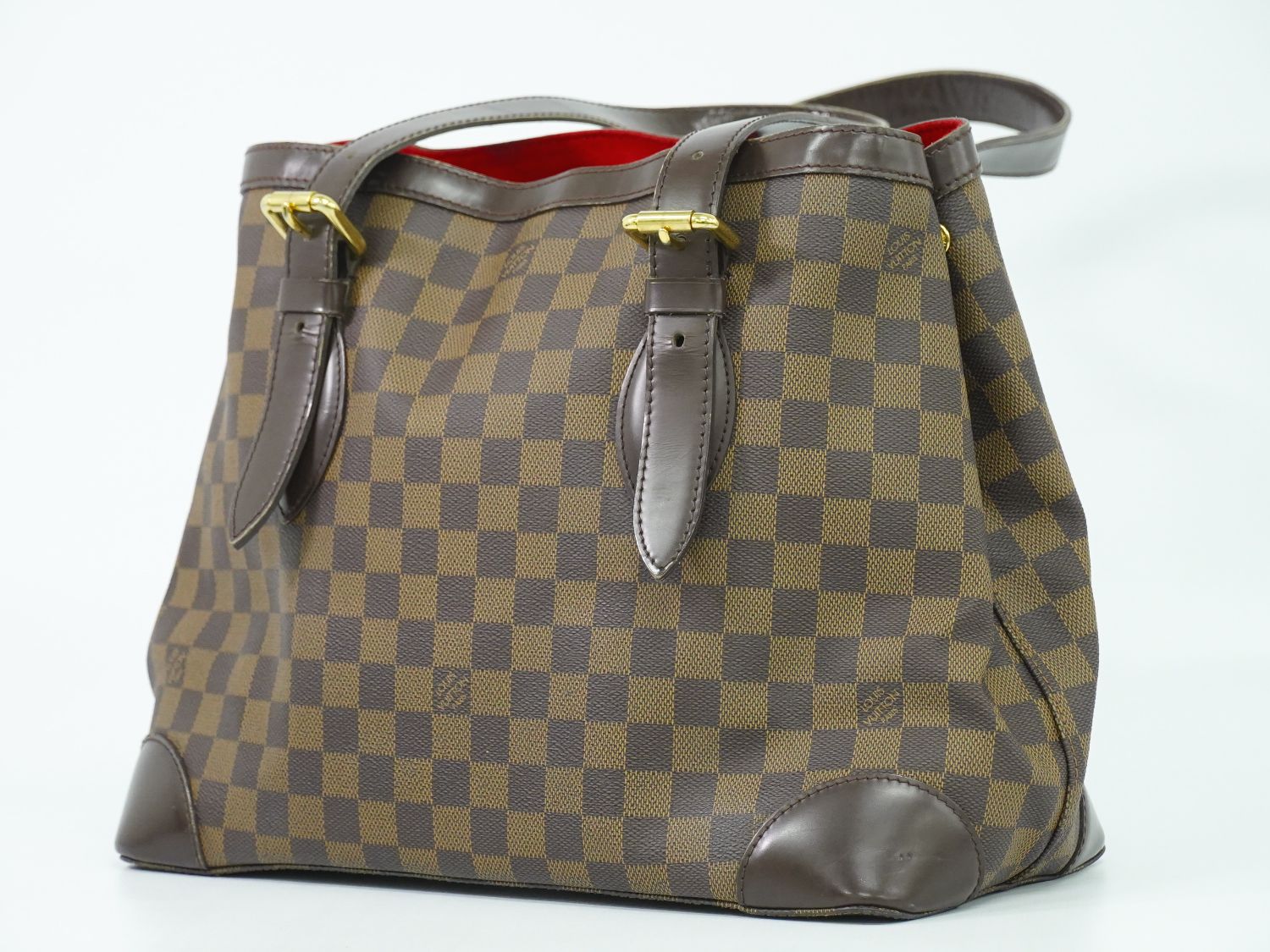 LOUIS VUITTON ハムステッド MM ダミエ エベヌ トートバッグ