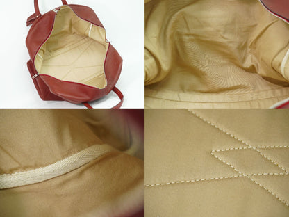 HERMES ヴィクトリア 50 トリヨンクレマンス ボストンバッグ □D刻 2000年 ルージュヴィフ