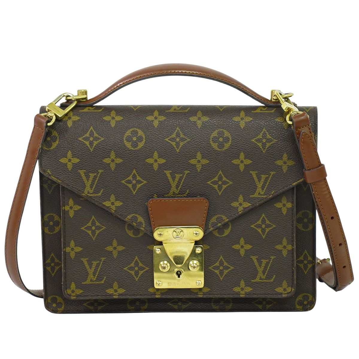 LOUIS VUITTON モンソー 26 モノグラム 2WAY ショルダーバッグ M51187