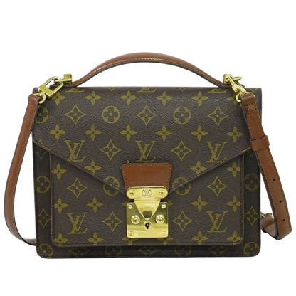 LOUIS VUITTON モンソー 26 モノグラム 2WAY ショルダーバッグ M51187