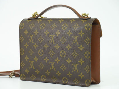 LOUIS VUITTON モンソー 26 モノグラム 2WAY ショルダーバッグ M51187