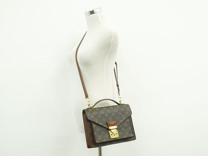 LOUIS VUITTON モンソー 26 モノグラム 2WAY ショルダーバッグ M51187