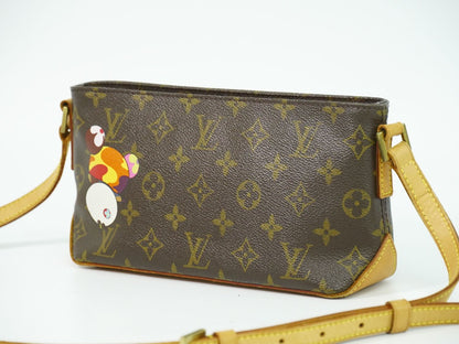 LOUIS VUITTON トロター モノグラム パンダ 村上隆 ショルダーバッグ ブラウン マルチカラー M51241