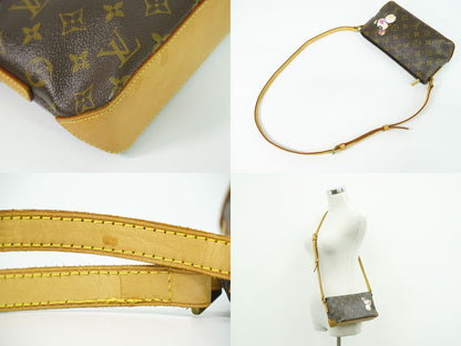 LOUIS VUITTON トロター モノグラム パンダ 村上隆 ショルダーバッグ ブラウン マルチカラー M51241