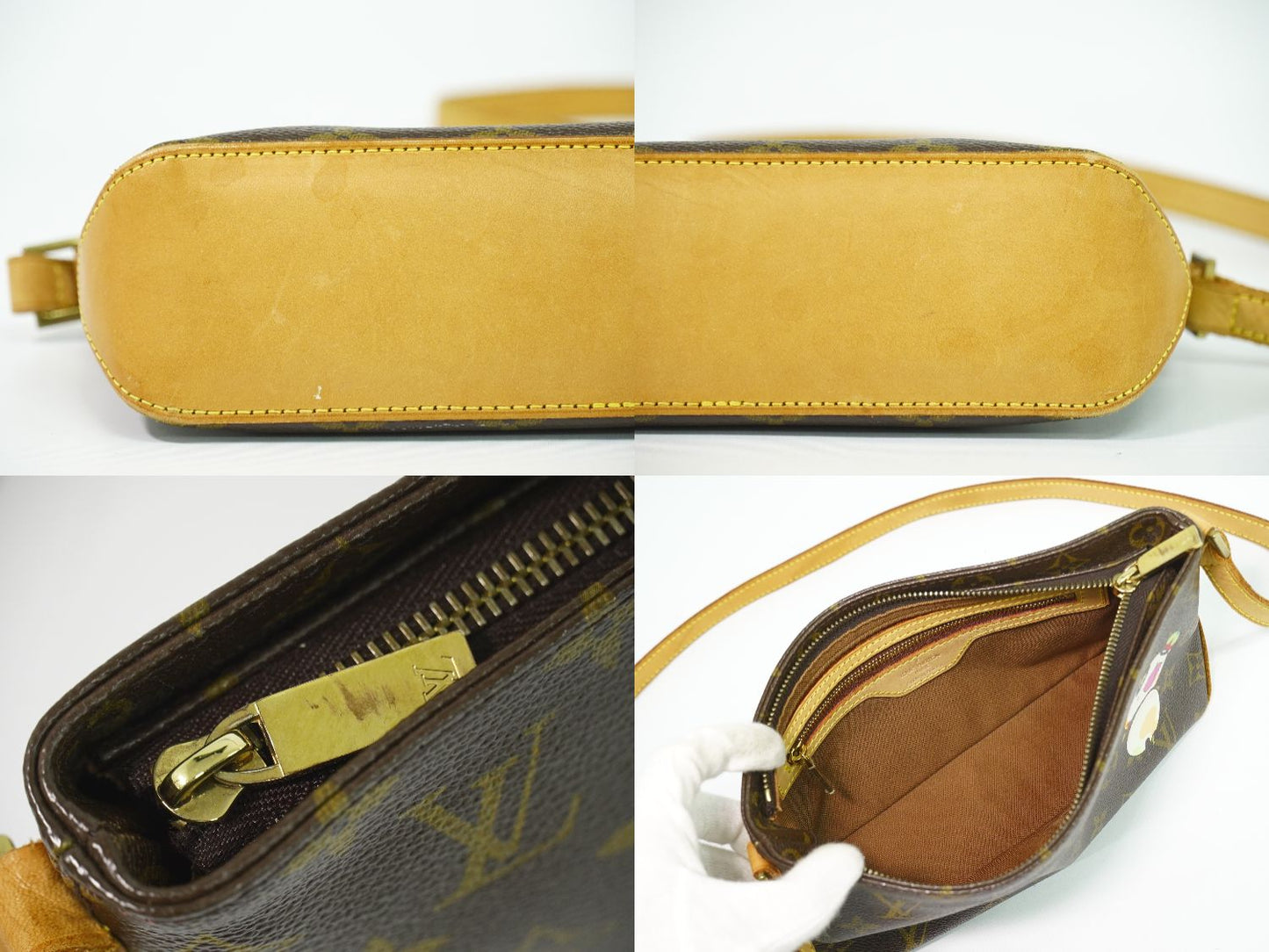 LOUIS VUITTON トロター モノグラム パンダ 村上隆 ショルダーバッグ ブラウン マルチカラー M51241