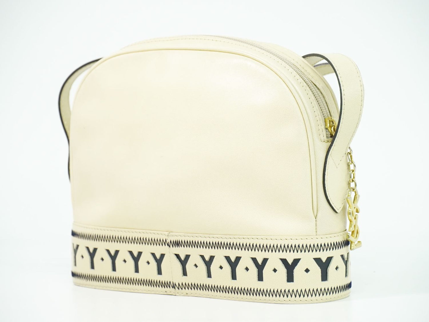 YVES SAINT LAURENT ショルダーバッグ アイボリー