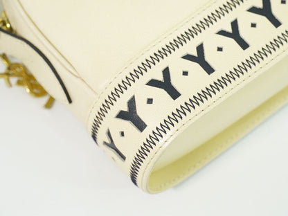YVES SAINT LAURENT ショルダーバッグ アイボリー