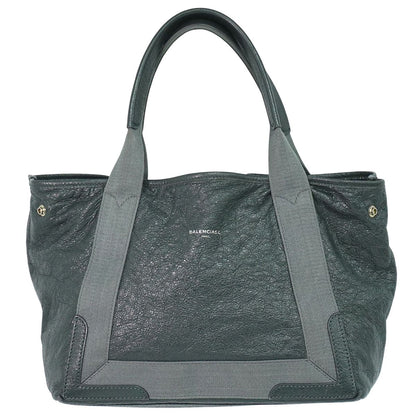 BALENCIAGA ネイビー カバス トートバッグ グレー 542017･1270