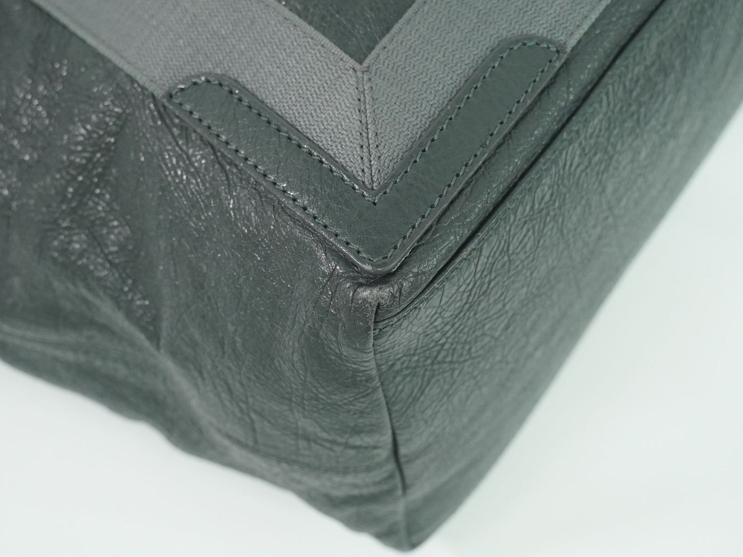 BALENCIAGA ネイビー カバス トートバッグ グレー 542017･1270