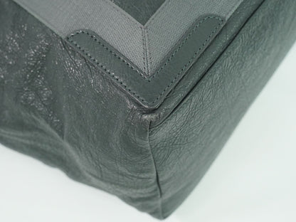 BALENCIAGA ネイビー カバス トートバッグ グレー 542017･1270