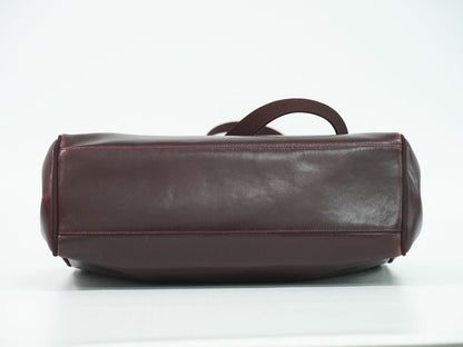 Salvatore Ferragamo ヴァラ ショルダーバッグ ボルドー
