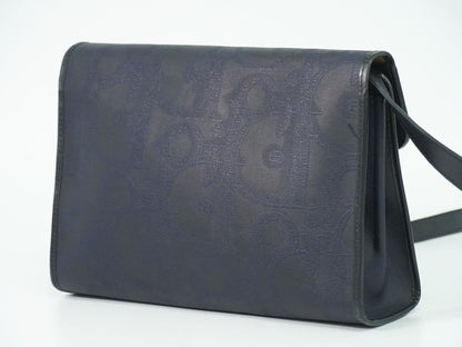 Christian Dior トロッター ショルダーバッグ ネイビー