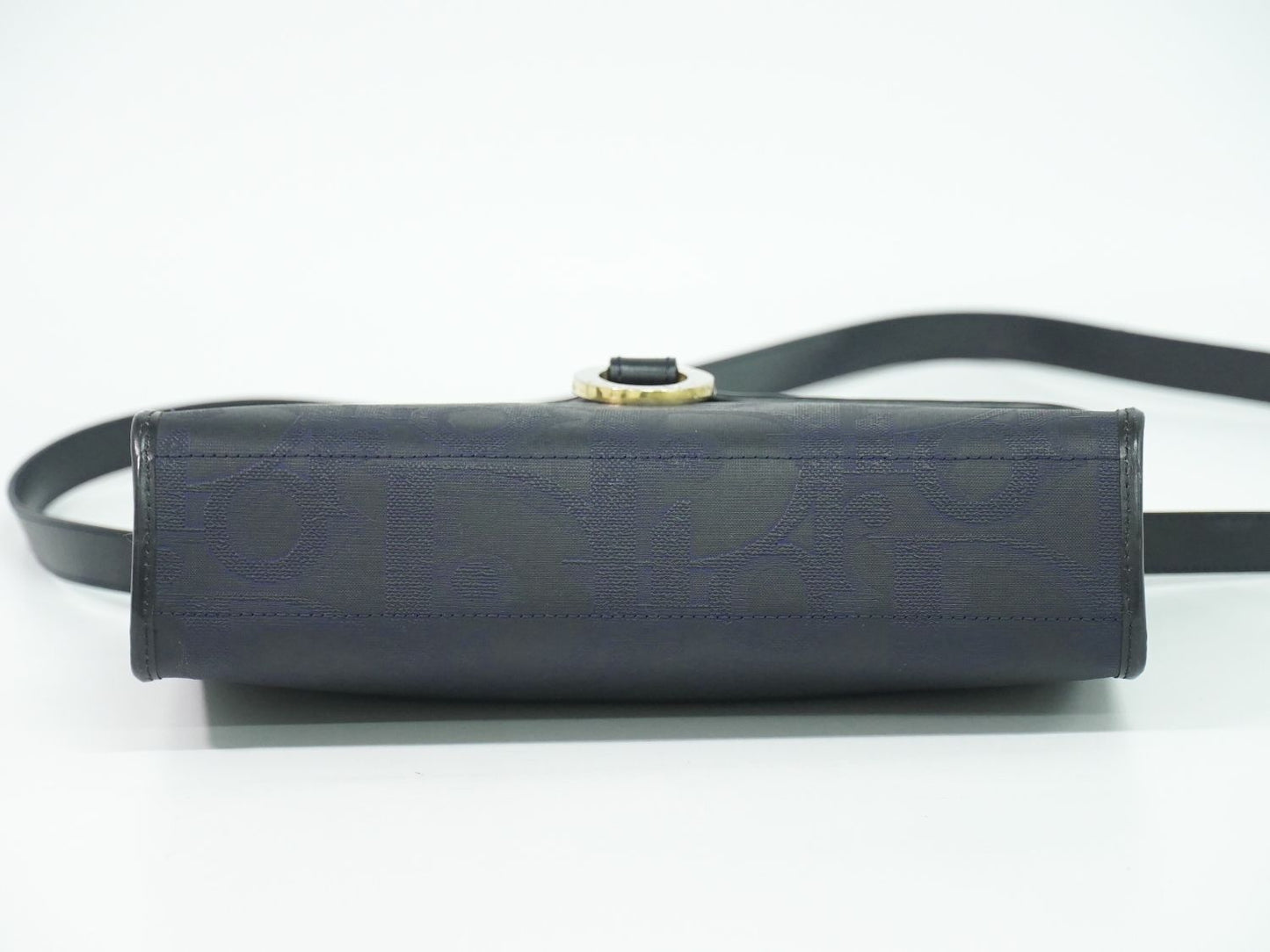 Christian Dior トロッター ショルダーバッグ ネイビー