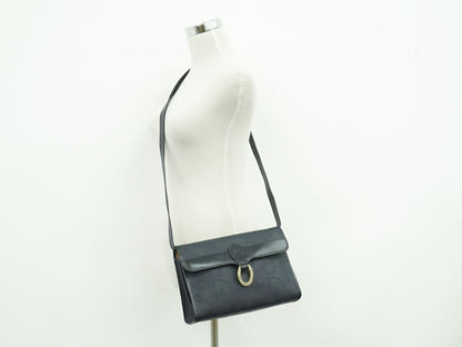 Christian Dior トロッター ショルダーバッグ ネイビー