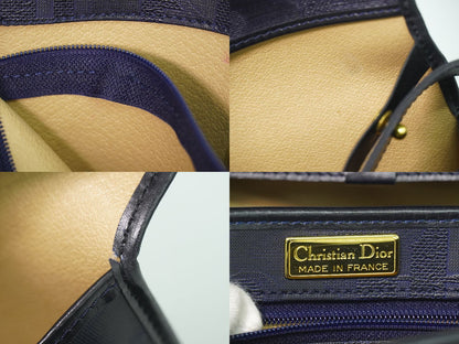 Christian Dior トロッター ショルダーバッグ ネイビー