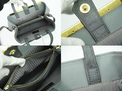 FENDI プチ トゥージュール 2WAY ショルダーバッグ グレー 8BH253