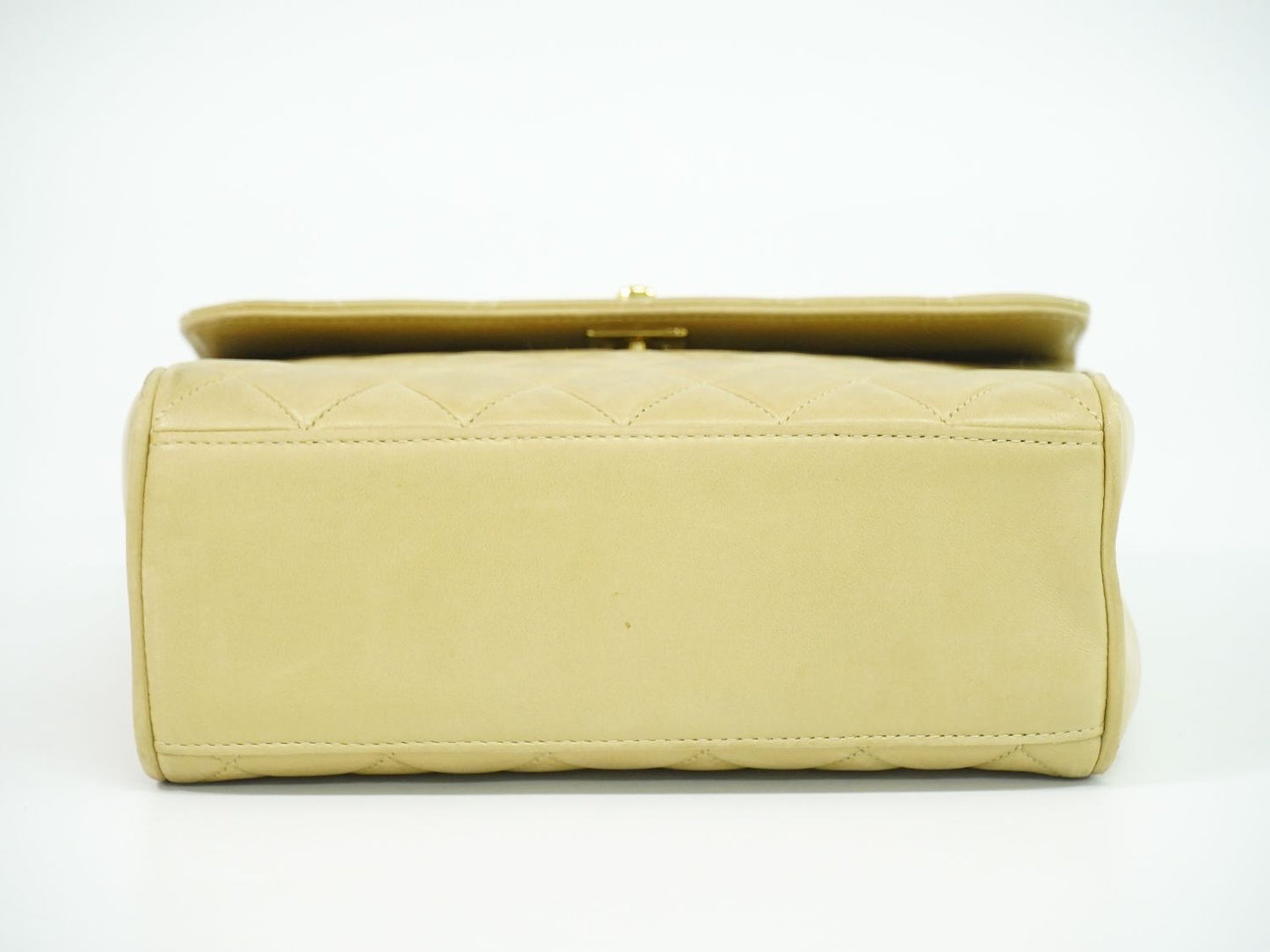 CHANEL ココマーク マトラッセ ハンドバッグ ベージュ