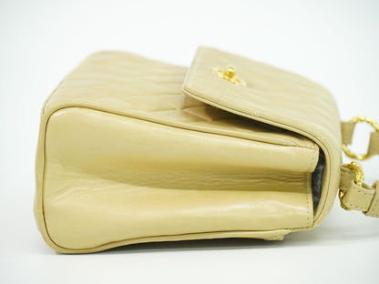 CHANEL ココマーク マトラッセ ハンドバッグ ベージュ